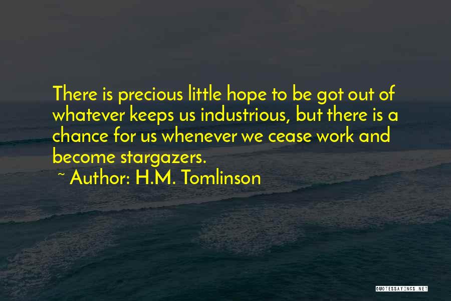 Work Out Stress Quotes By H.M. Tomlinson