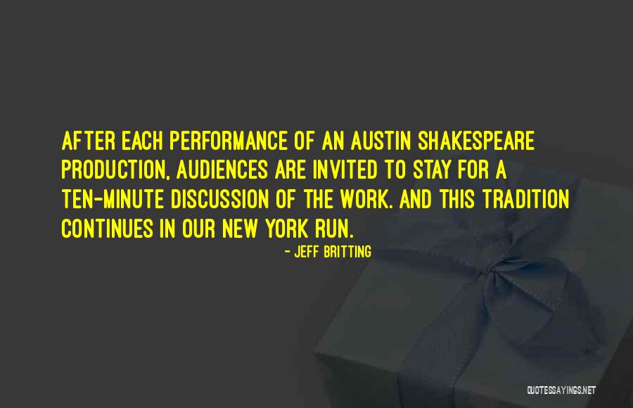 Work Performance Quotes By Jeff Britting Work Performance Quotes By Jeff Britting