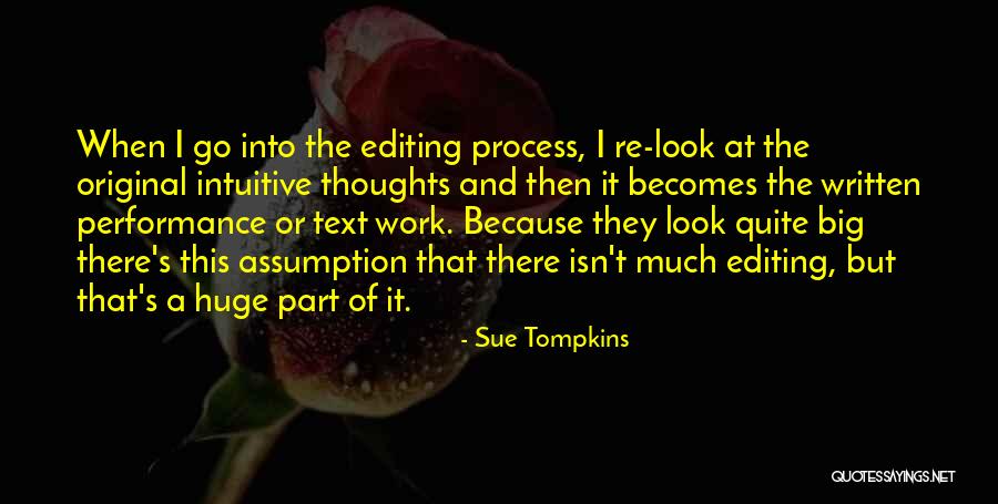 Work Performance Quotes By Sue Tompkins Work Performance Quotes By Sue Tompkins