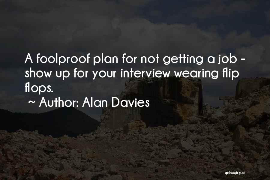 Work Plan Quotes By Alan Davies