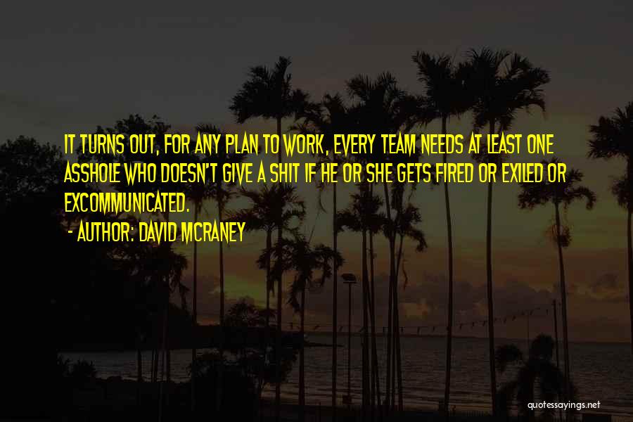 Work Plan Quotes By David McRaney