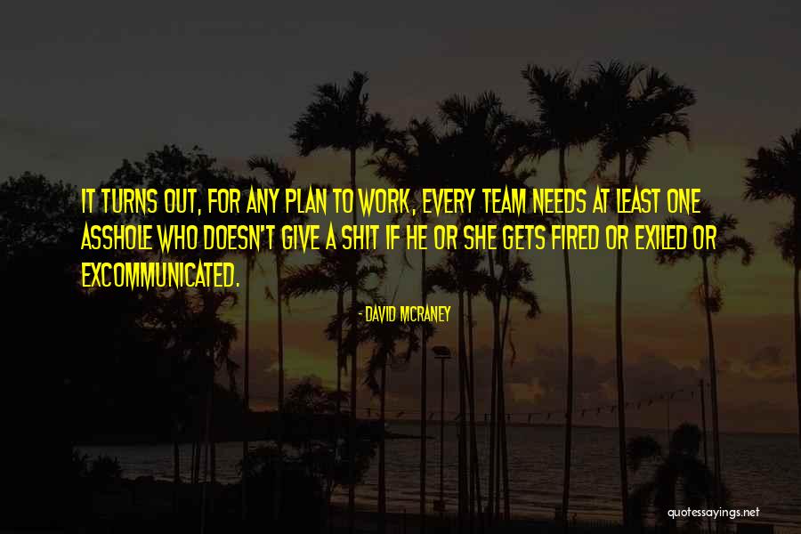 Work Plan Quotes By David McRaney