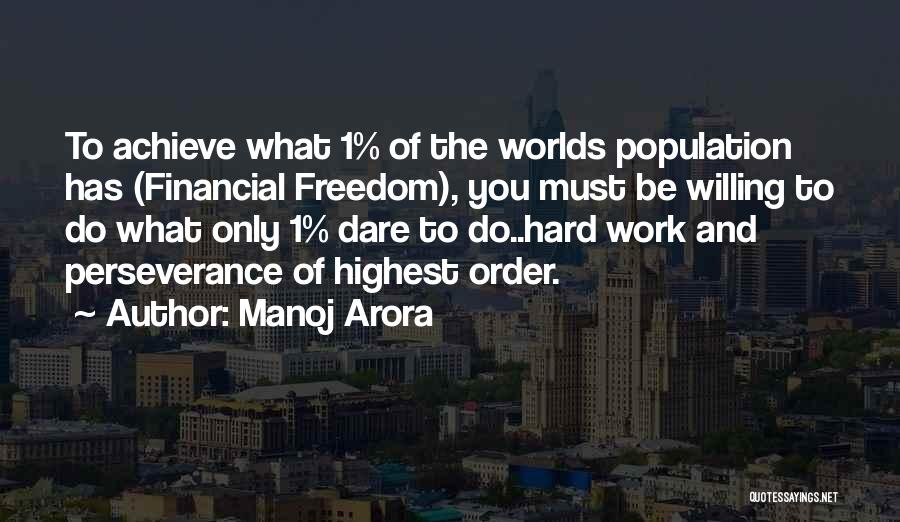 Work Planning Quotes By Manoj Arora