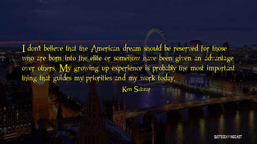 Work Priorities Quotes By Ken Salazar Work Priorities Quotes By Ken Salazar