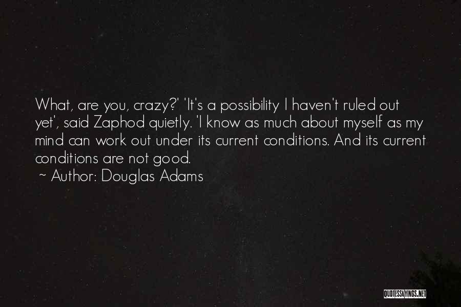 Work Quietly Quotes By Douglas Adams