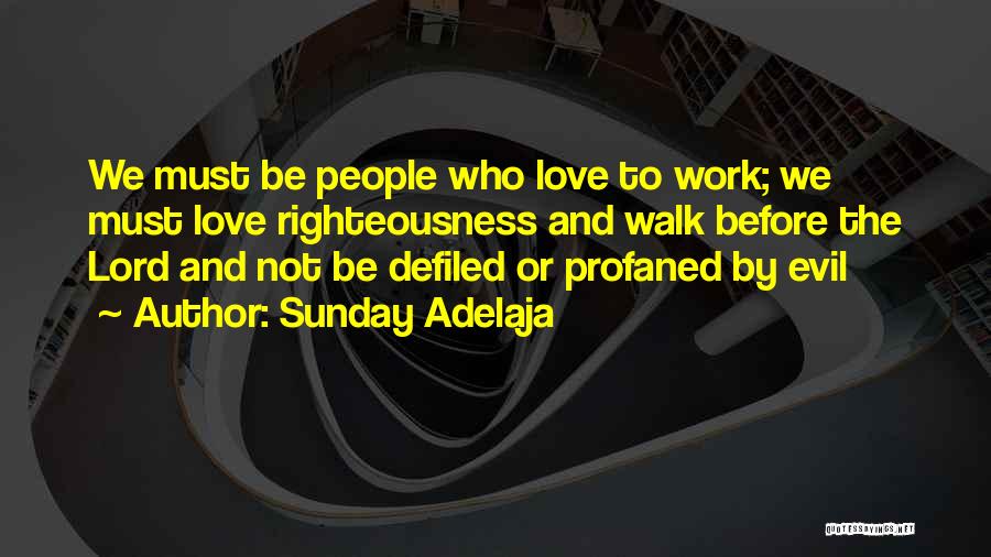 Work Righteousness Quotes By Sunday Adelaja