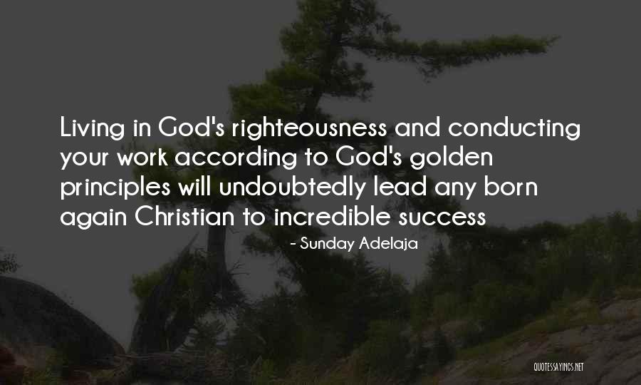 Work Righteousness Quotes By Sunday Adelaja