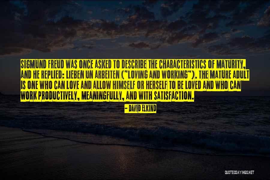 Work Satisfaction Quotes By David Elkind Work Satisfaction Quotes By David Elkind