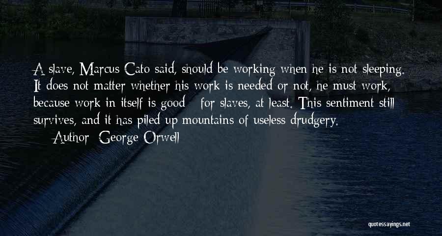 Work Slaves Quotes By George Orwell