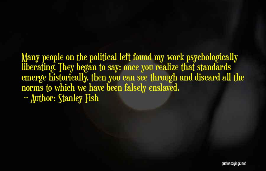 Work Standards Quotes By Stanley Fish