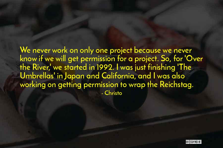 Work Started Quotes By Christo Work Started Quotes By Christo