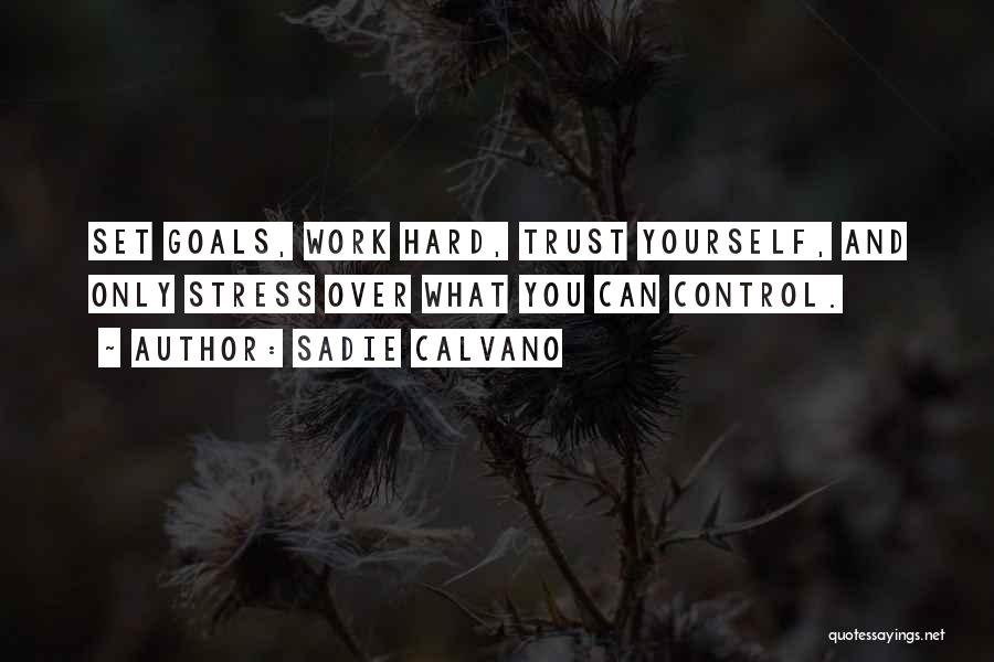 Work Stress Quotes By Sadie Calvano