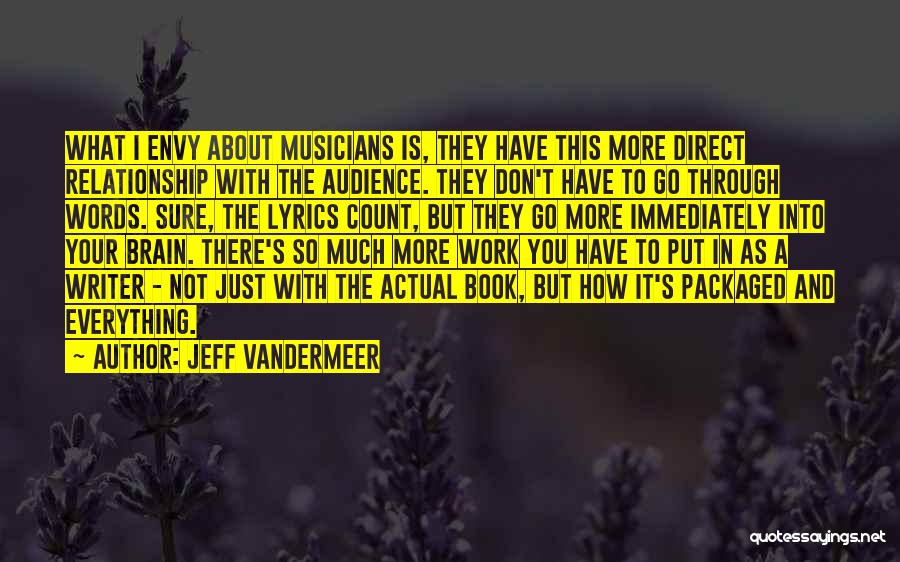 Work Through Relationship Quotes By Jeff VanderMeer