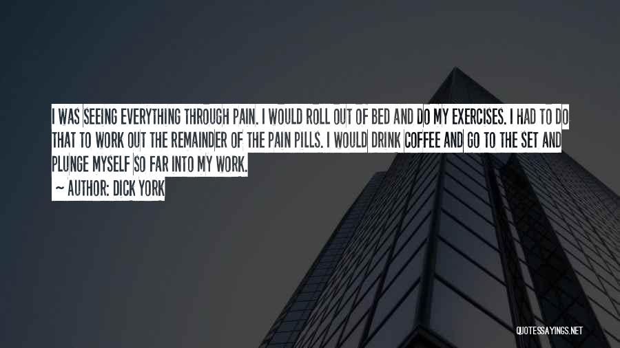 Work Through The Pain Quotes By Dick York