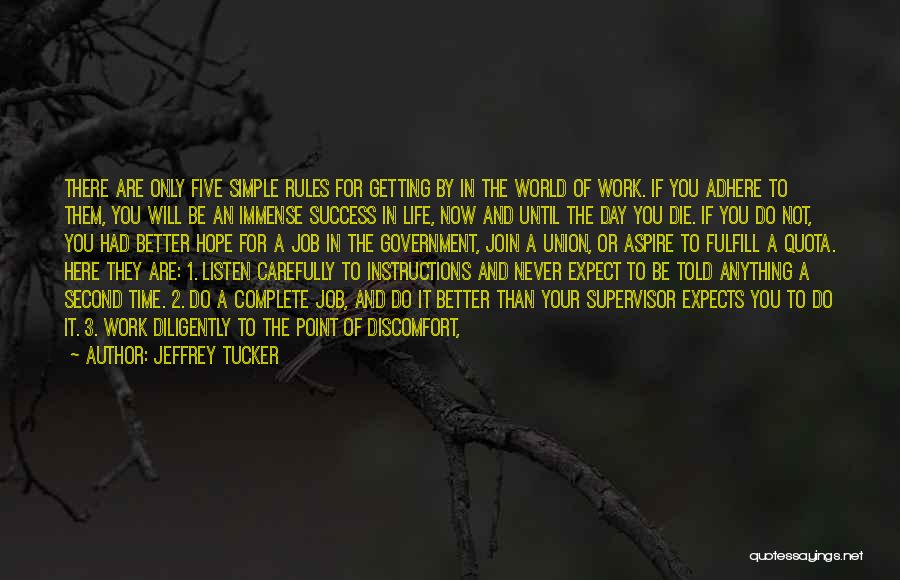 Work Until You Die Quotes By Jeffrey Tucker