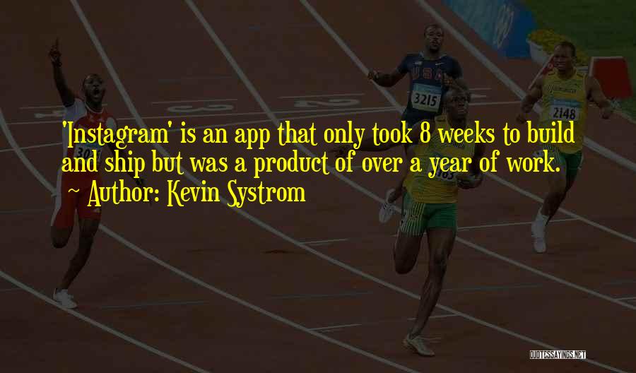 Work Weeks In A Year Quotes By Kevin Systrom