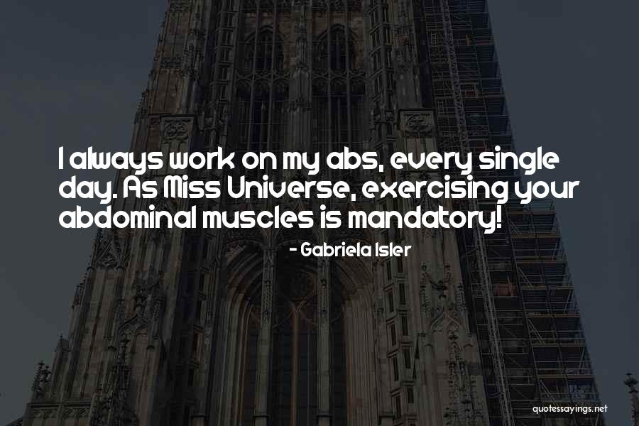 Work Your Abs Quotes By Gabriela Isler Work Your Abs Quotes By Gabriela Isler