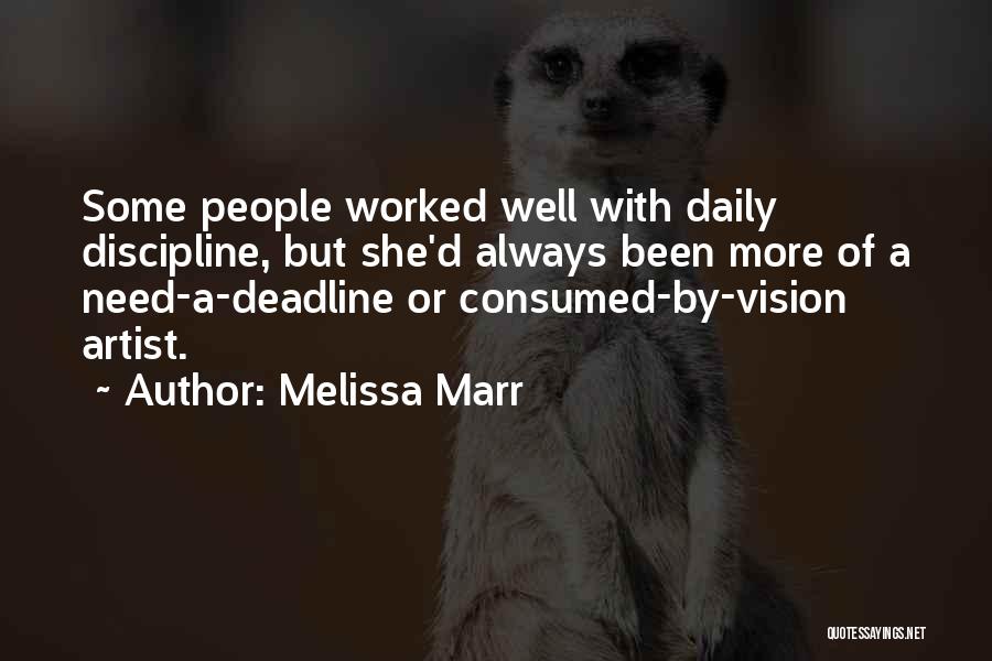 Worked Quotes By Melissa Marr