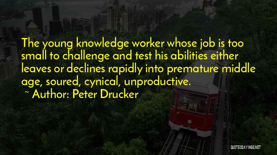 Worker Quotes By Peter Drucker