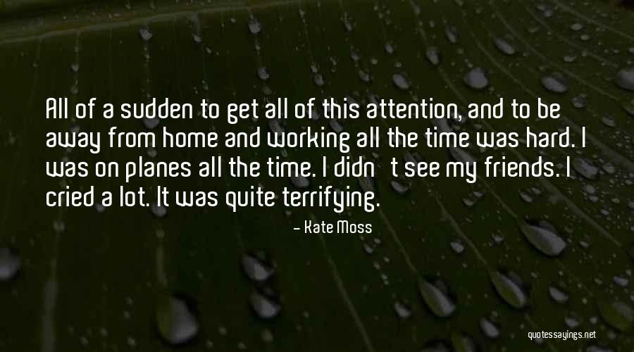 Working A Lot Quotes By Kate Moss