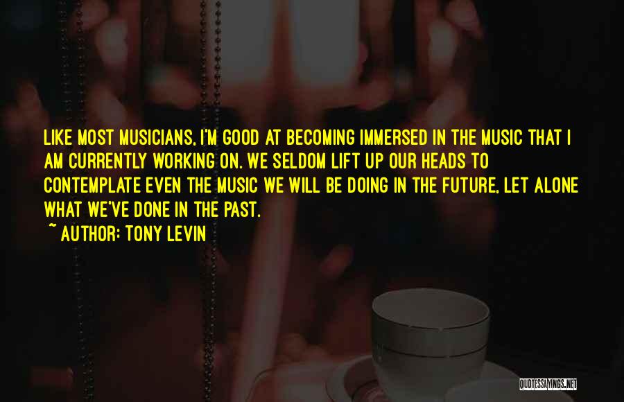 Working Alone Quotes By Tony Levin