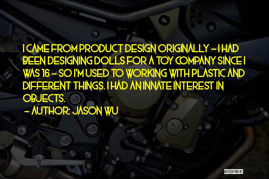 Working For A Company Quotes By Jason Wu