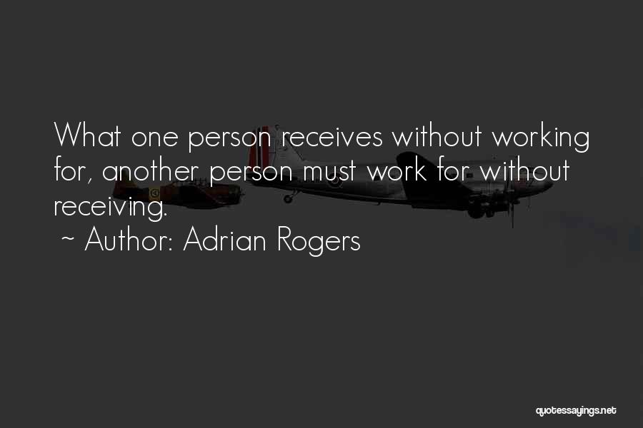 Working For Justice Quotes By Adrian Rogers