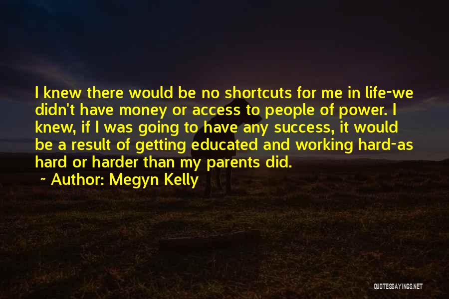 Working For Success Quotes By Megyn Kelly