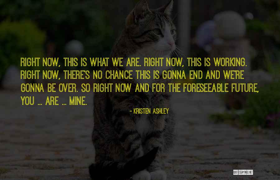Working For The Future Quotes By Kristen Ashley Working For The Future Quotes By Kristen Ashley