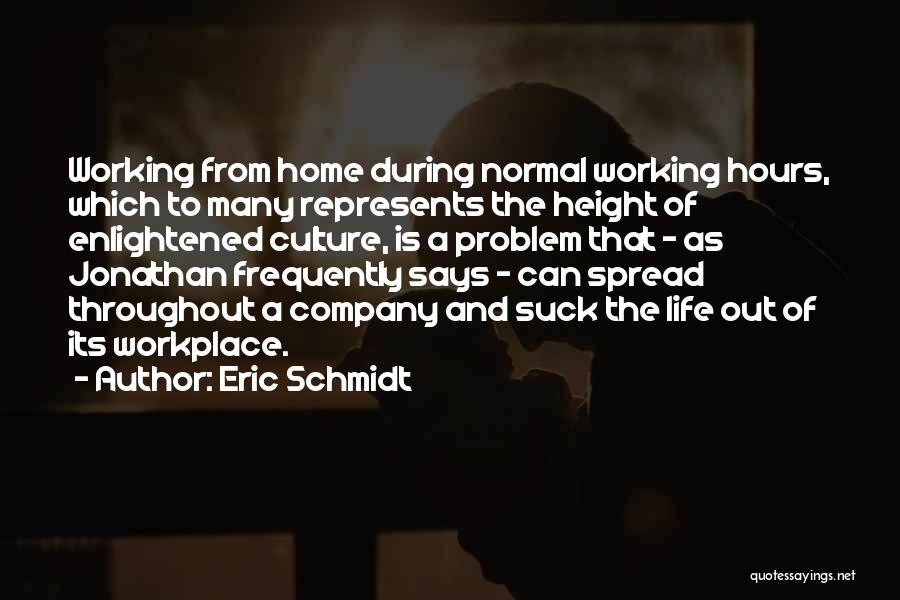 Working From Home Quotes By Eric Schmidt