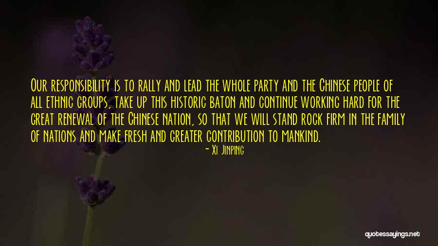 Working Hard For The Family Quotes By Xi Jinping Working Hard For The Family Quotes By Xi Jinping