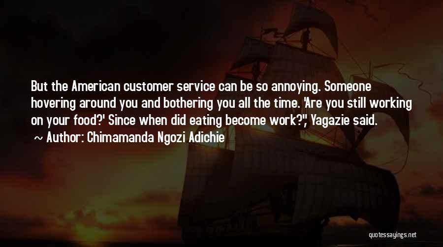 Working In Customer Service Quotes By Chimamanda Ngozi Adichie