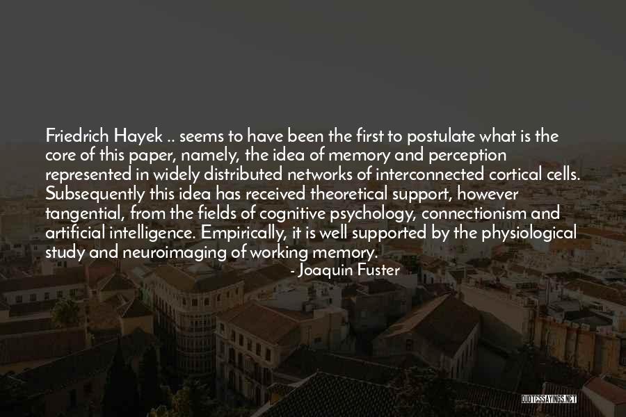 Working Memory Quotes By Joaquin Fuster Working Memory Quotes By Joaquin Fuster