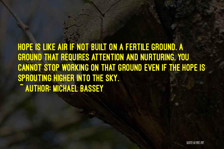 Working Non Stop Quotes By Michael Bassey