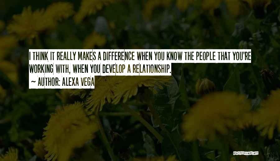 Working Out A Relationship Quotes By Alexa Vega