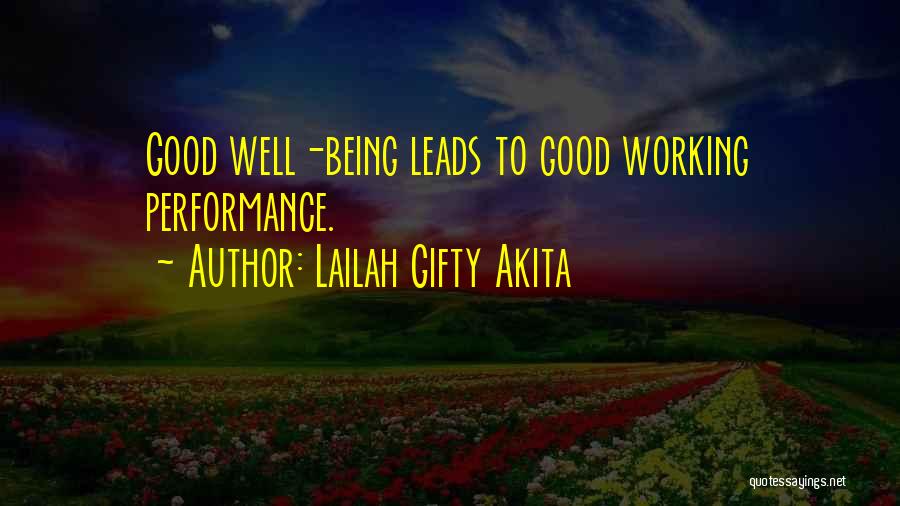 Working Out And Being Healthy Quotes By Lailah Gifty Akita