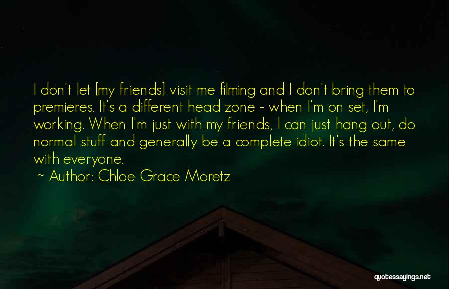 Working Out With Friends Quotes By Chloe Grace Moretz