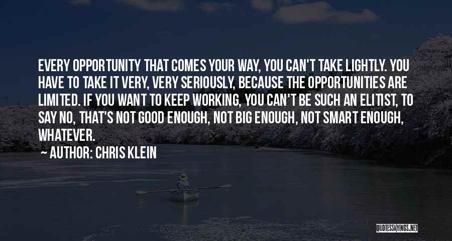 Working Smart Quotes By Chris Klein