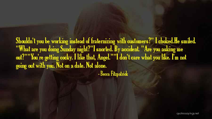 Working Sunday Quotes By Becca Fitzpatrick Working Sunday Quotes By Becca Fitzpatrick