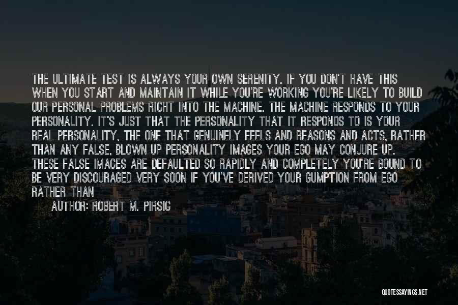 Working Things Out Quotes By Robert M. Pirsig