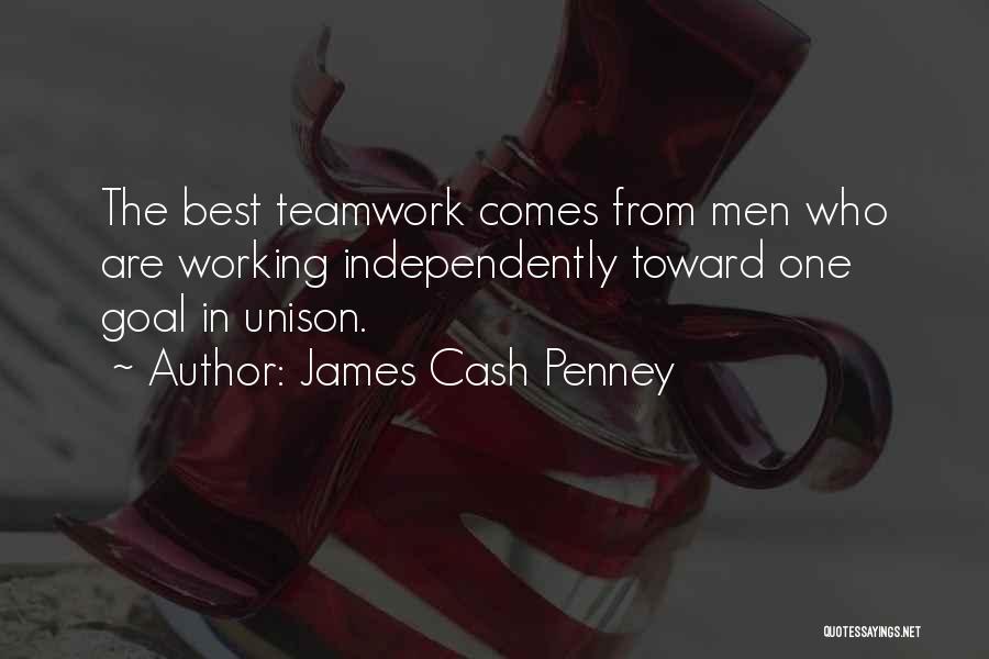 Working Toward A Goal Quotes By James Cash Penney