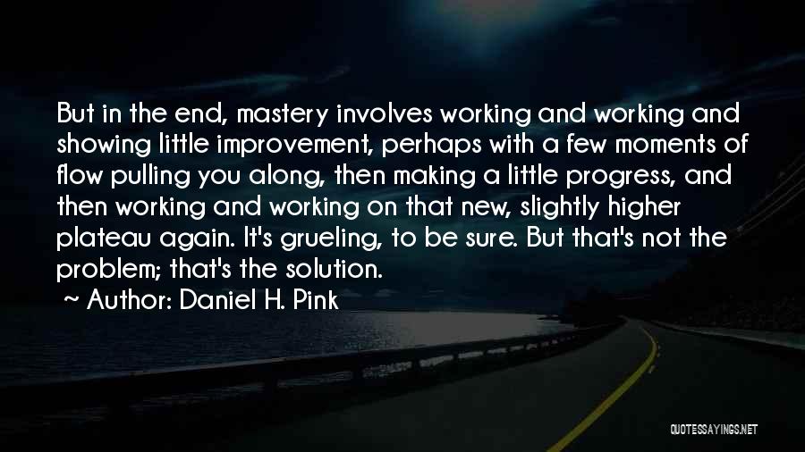 Working Until The End Quotes By Daniel H. Pink