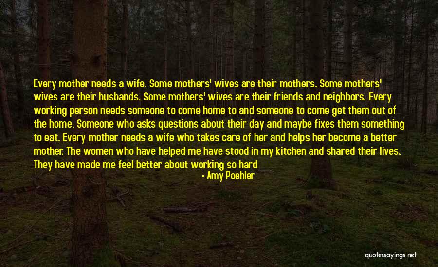 Working Wife And Mother Quotes By Amy Poehler