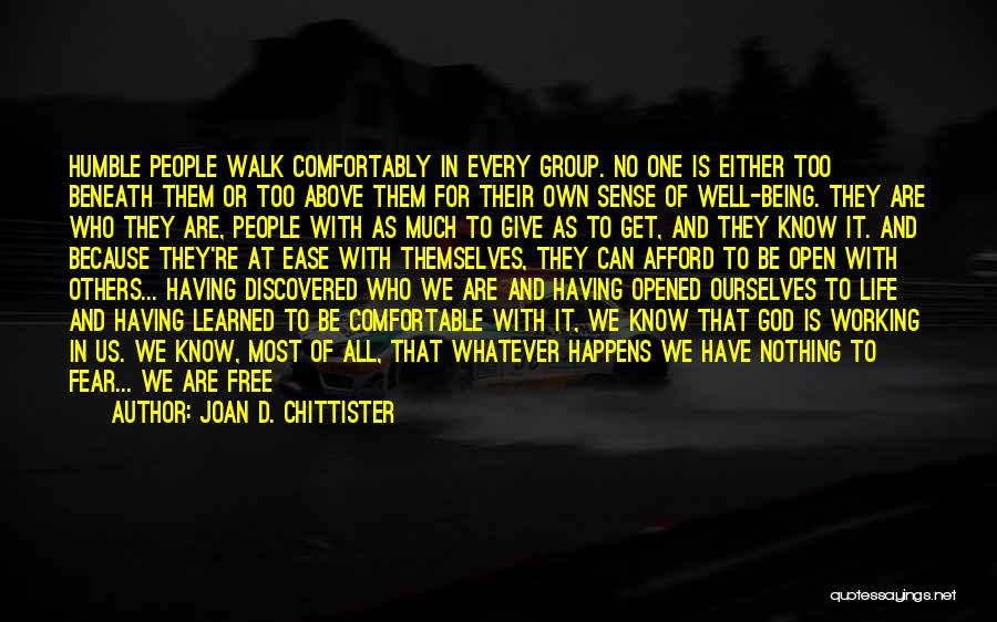 Working With Others Quotes By Joan D. Chittister