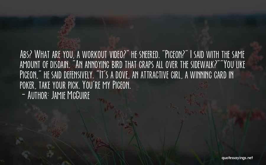 Workout Abs Quotes By Jamie McGuire