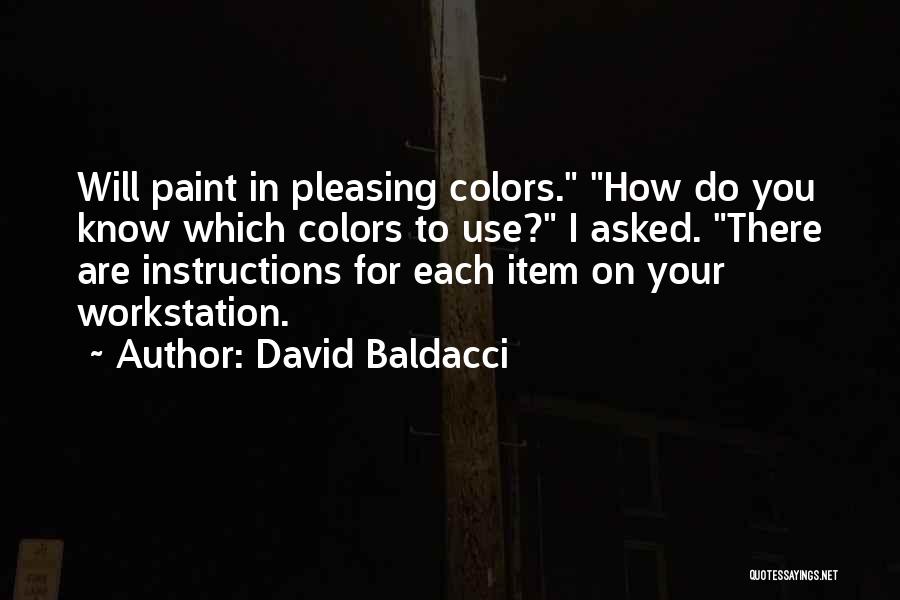 Workstation Quotes By David Baldacci