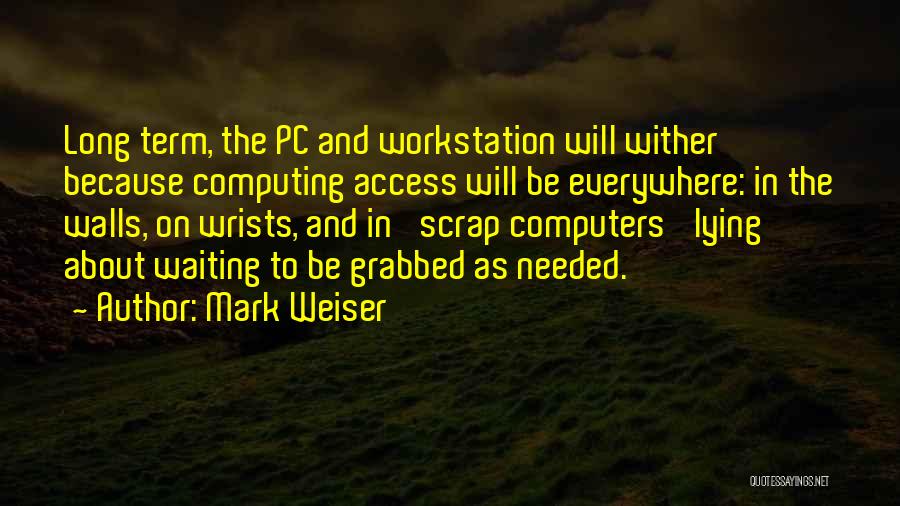 Workstation Quotes By Mark Weiser