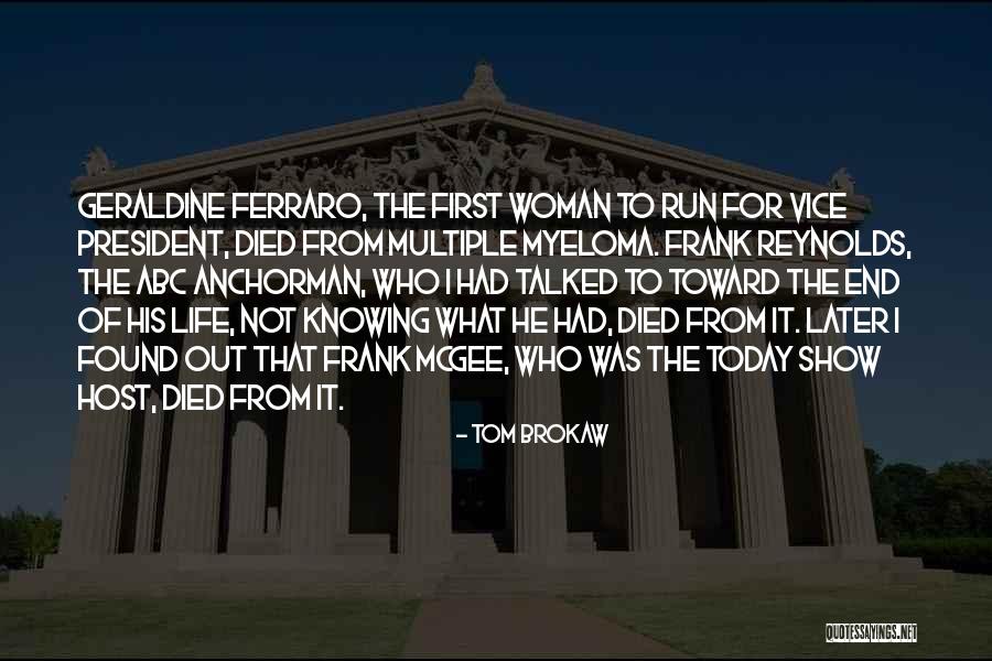 Workum Koffie Quotes By Tom Brokaw Workum Koffie Quotes By Tom Brokaw