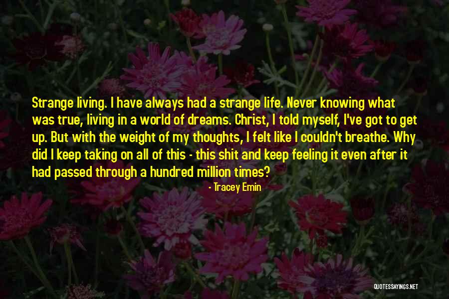 World And Dreams Quotes By Tracey Emin World And Dreams Quotes By Tracey Emin