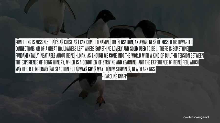 World Awareness Quotes By Caroline Knapp